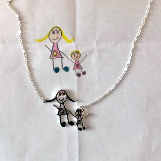 Children's Artwork Pendant - The Namely Mine thenamelymine